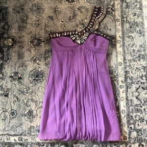 BCBG one shoulder dress
